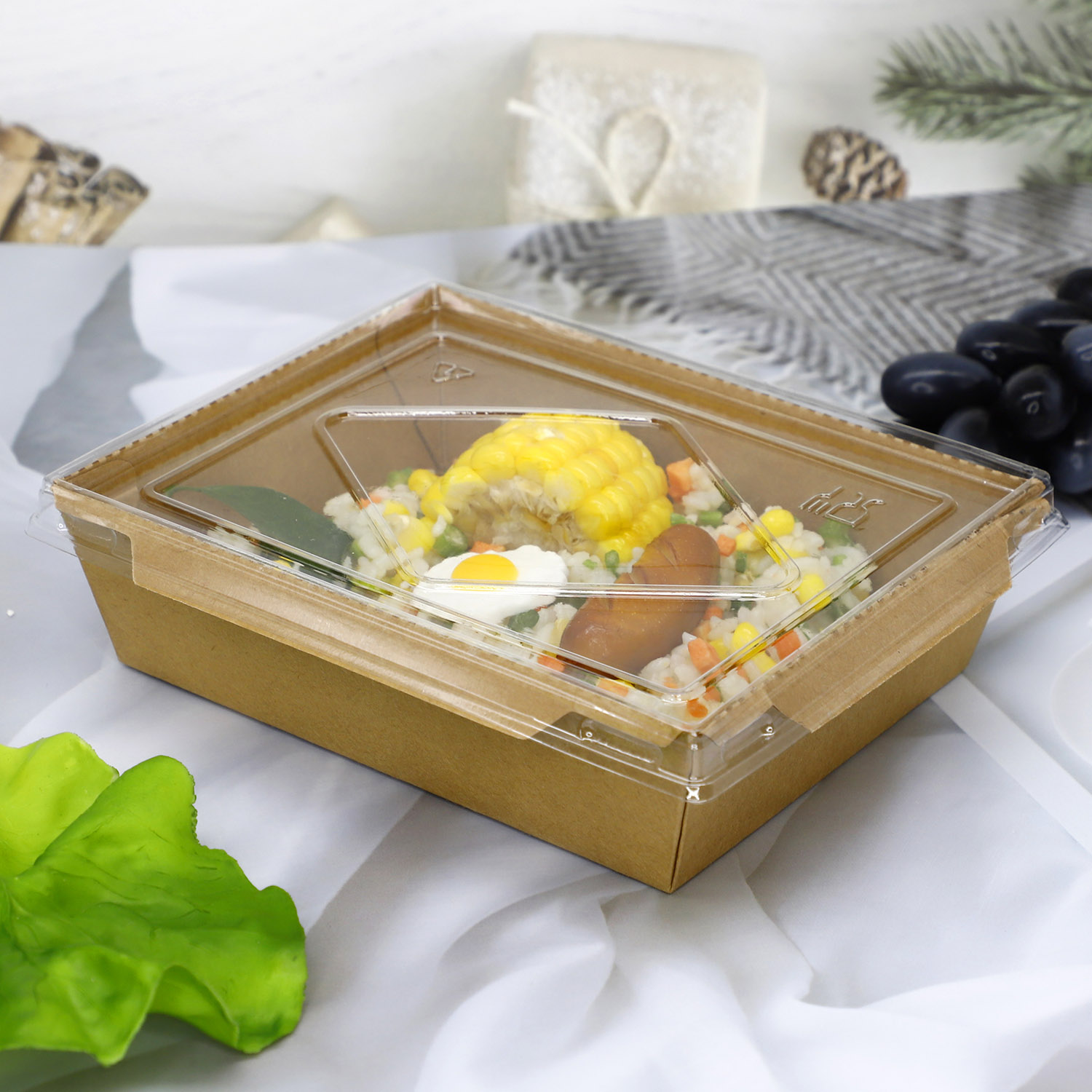 Kraft paper food container (4)